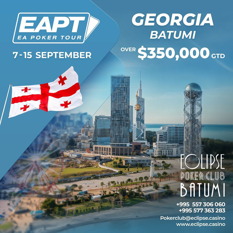 ECLIPSE will host EAPT Georgia in Batumi in September